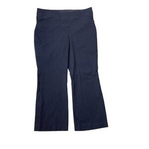 Spanx Women’s Black Pant Cropped Flare Trousers Size L